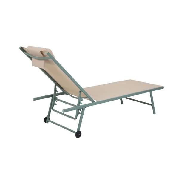 Sonnenliege Travis 88351 grün 2 Stück