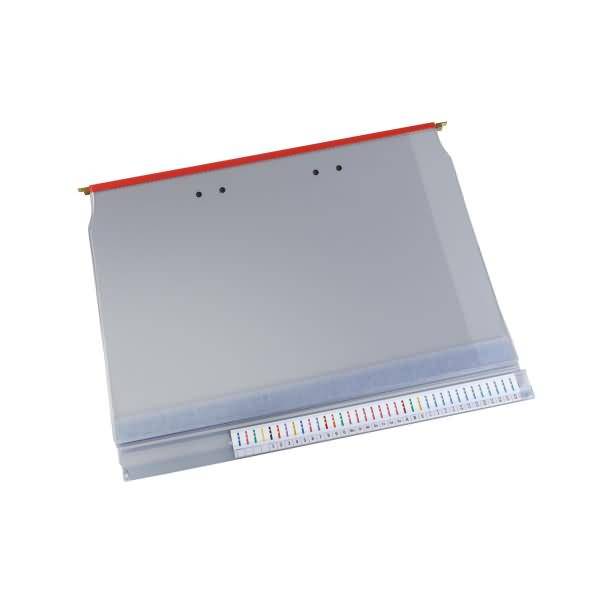 Planettentasche 9108-00128 3Deckel rot