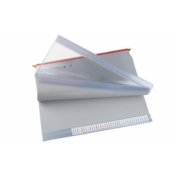 Planettentasche 9108-00128 3Deckel rot