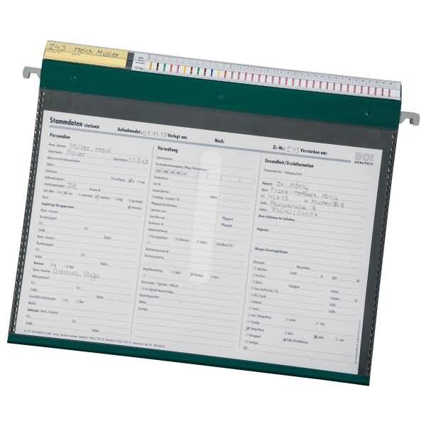 Hängemappe 9108-02075 2 Ringe grün