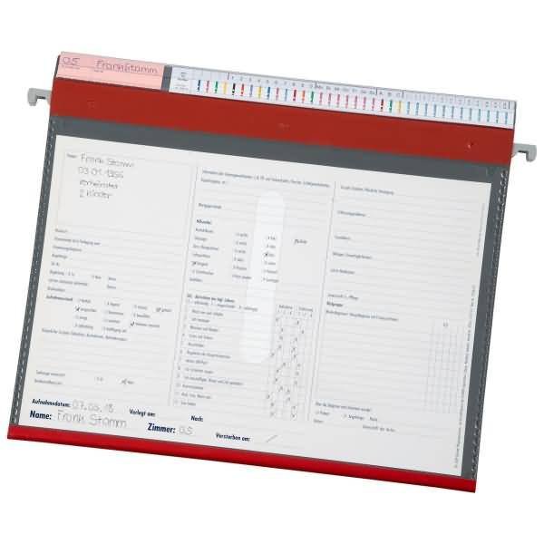 Hängemappe 9108-02079 4 Ringe rot