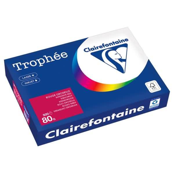 Kopierpapier 1782PC A4 80g kirschrot 500 Blatt