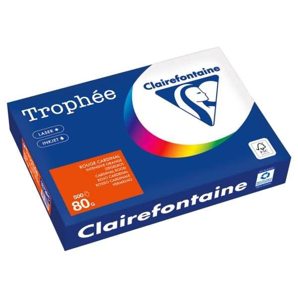 Kopierpapier 1873PC A4 80g ziegelrot 500 Blatt