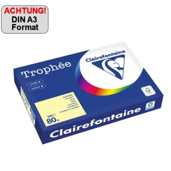 Kopierpapier 1884PC A3 80g gelb 500 Blatt