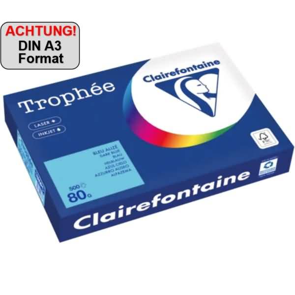 Kopierpapier 1889PC A3 80g blau 500 Blatt