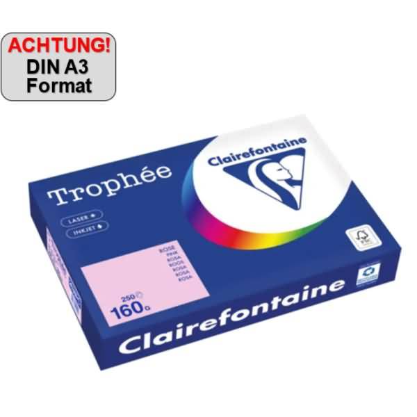 Kopierpapier 2638PC A3 160g rosa 250 Blatt