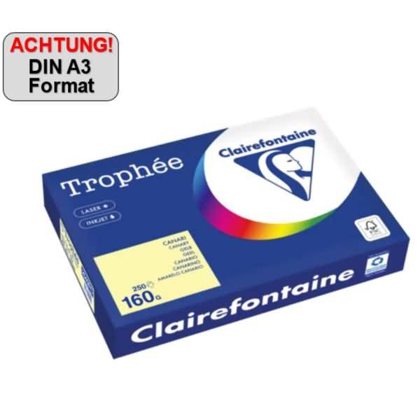 Kopierpapier 2640PC A3 160g gelb 250 Blatt