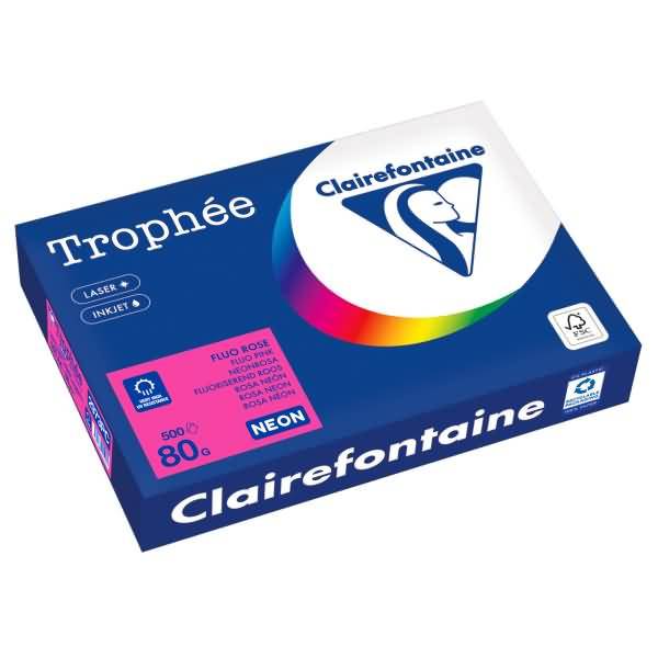Kopierpapier 2973PC A4 80g neonrosa 500 Blatt