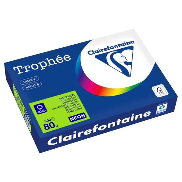 Kopierpapier 2975PC A4 80g neongrün 500 Blatt