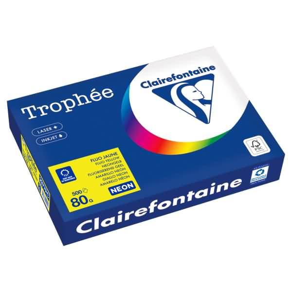 Kopierpapier 2977PC A4 80g neongelb 500 Blatt