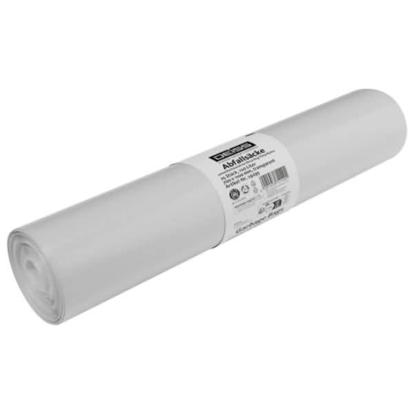 Müllsack RC 29295 120l 0,025mm transparent 25 Stück