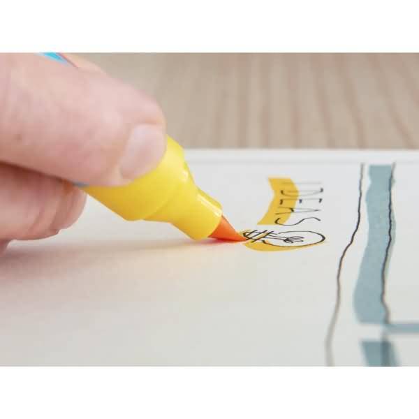 Flipchartmarker effect 4-385026 silbergrau