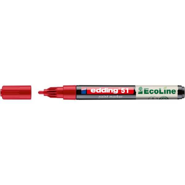 Lackmarker EcoLine 4-51-002 rund 1-2mm rot