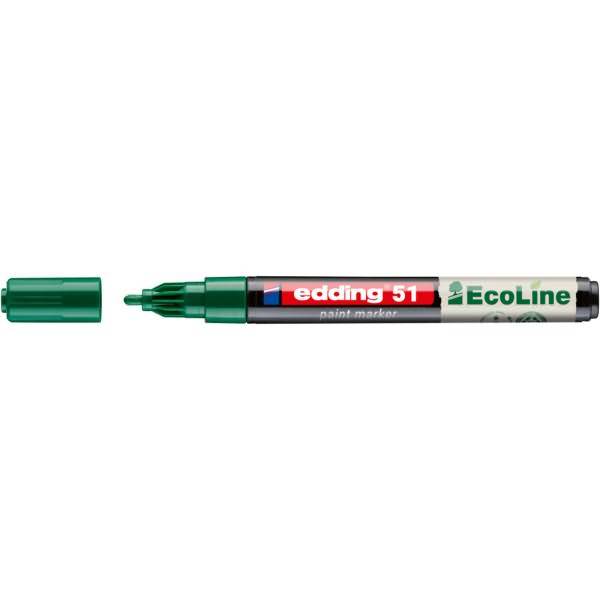 Lackmarker EcoLine 4-51-004 rund 1-2mm grün