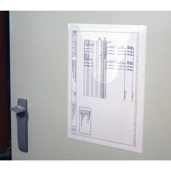 Schaltplantasche 9218-03531 A4 selbstklebend transparent