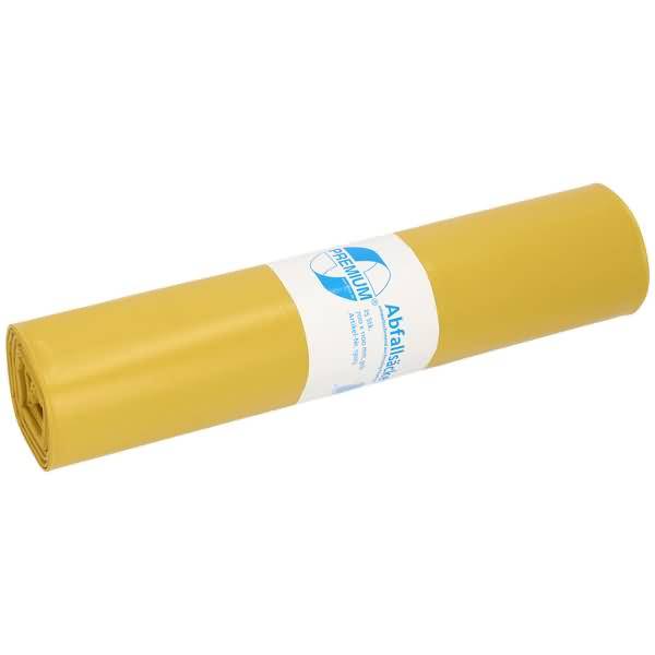 Müllsack PREMIUM 13023 120l gelb 25 Stück