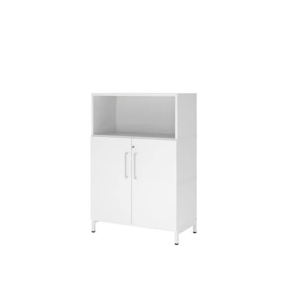 Regal FlexWall Türen 3OH Sockel weiß/weiß