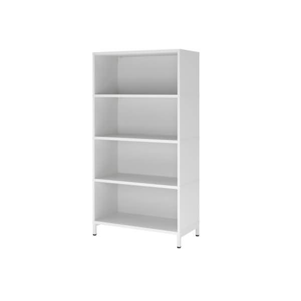Regal FlexWall 4OH Sockel weiß