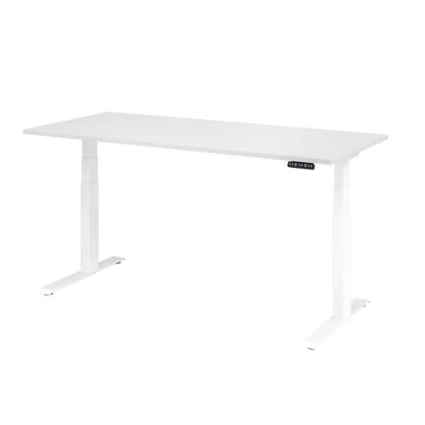 Schreibtisch el 180x80cm weiß/weiß