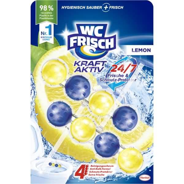 WC frisch Duftspüler Kraft Aktiv W2C1 Lemon 2 Stück