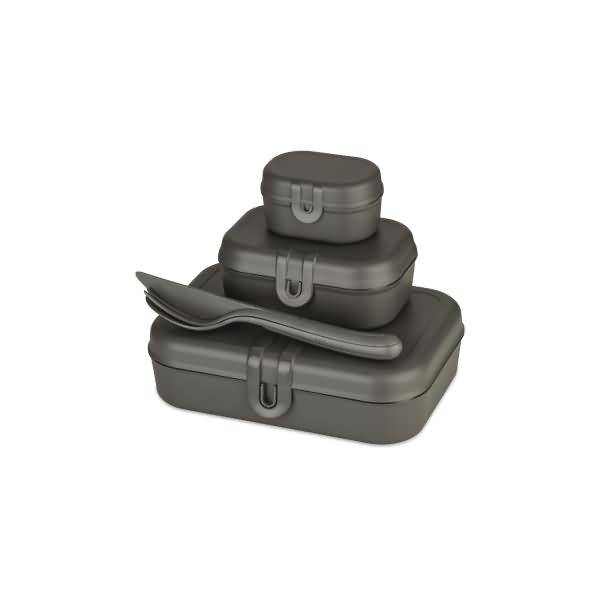 Lunchbox/Besteckset PASCAL READY 7168701 ash grey