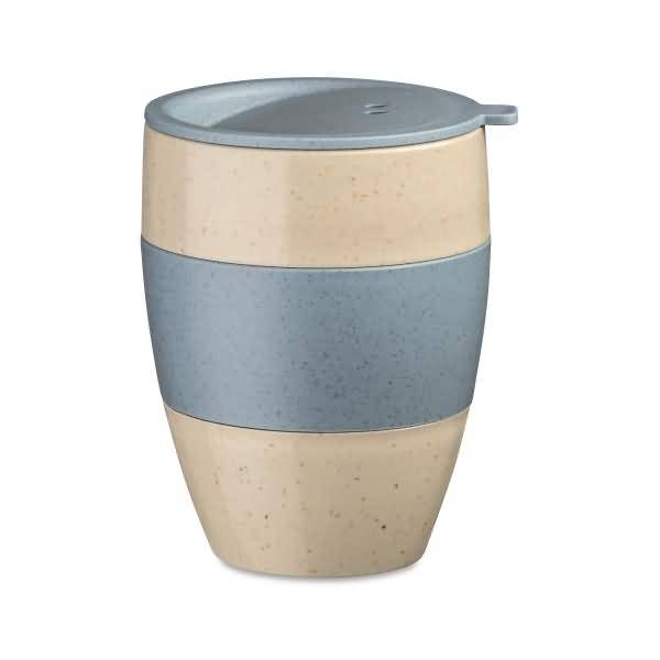 Thermobecher AROMA TO GO 2.0 7589275 Deckel 400ml sand/blue