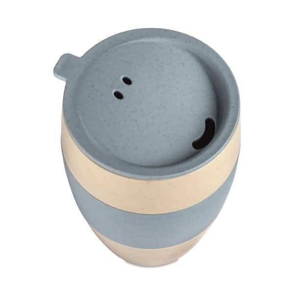 Thermobecher AROMA TO GO 2.0 7589275 Deckel 400ml sand/blue