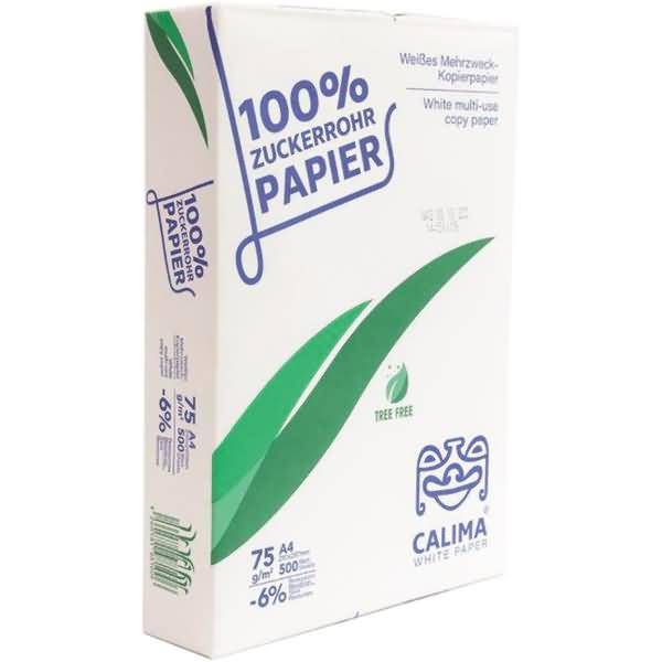 CALIMA Kopierpapier 8045-10A75S Zuckerrohrpapier A4 75g weiß 500 Blatt