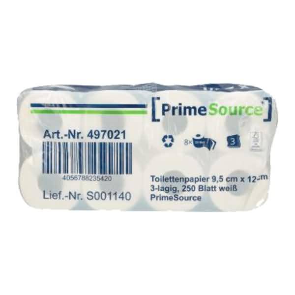 Toilettenpapier LUCART 497021 3-lagig 250 Blatt weiß 8 Rollen