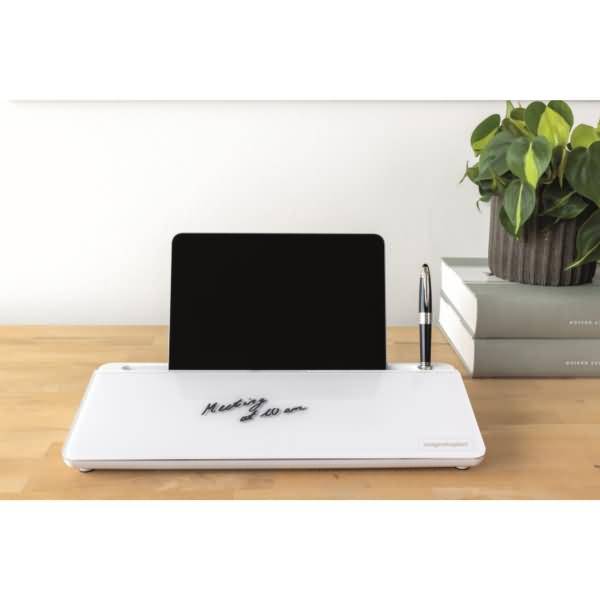 Desk-Organizer 12315 Glasboard weiß