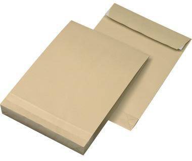 MAILmedia Faltentasche 30007071 B4 hk 40mm Falte br 100 St./Pack.