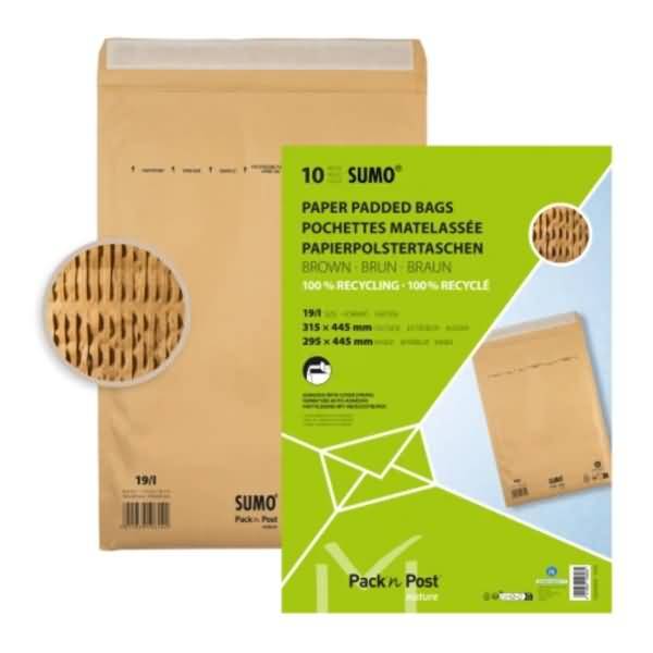 Papierpolstertasche SUMO I SU1519P010 braun 10 Stück