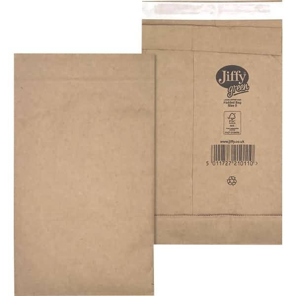 Jiffy Papierpolstertasche Nr. 0 30001310 braun 200 Stück