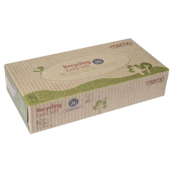 Kosmetiktuch Recycling Extra Soft H1067 2-lagig 100 Stück