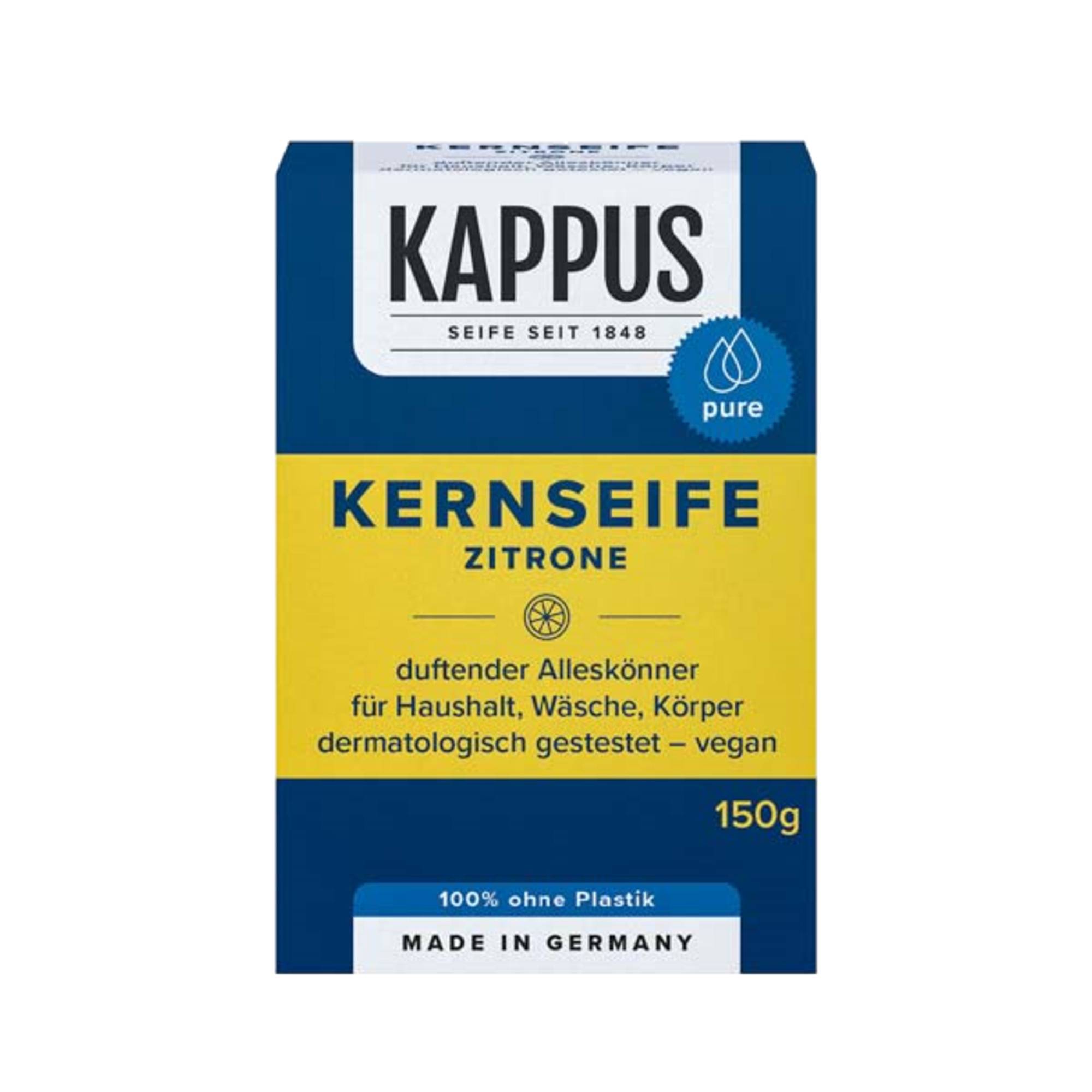 Kappus Kernseife Zitrone 14630 150g