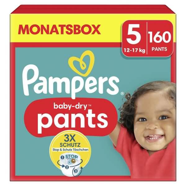 Pants Baby Dry 40711781 Gr. 5 Junior 160 Stück