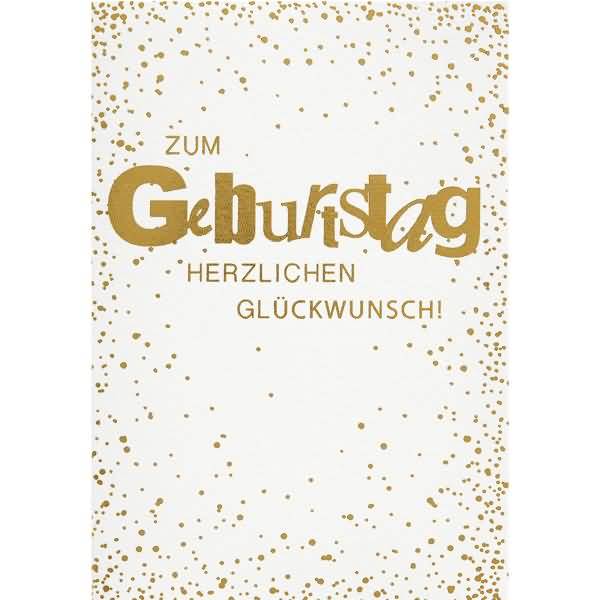 Karte Geburtstag Basic Classic 7510316-2