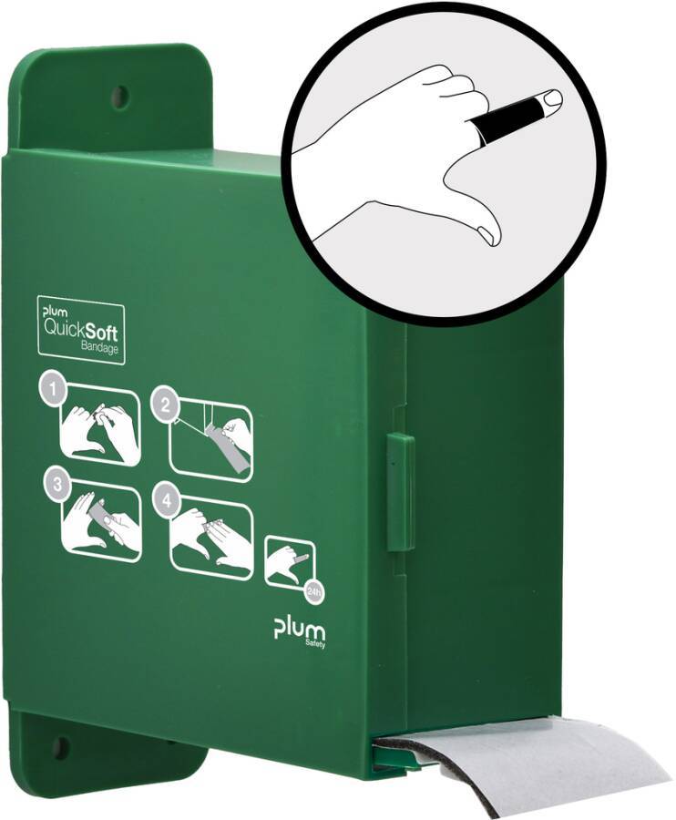 Verbandspender QuickSoft 5555 Ausführung 1 Rolle blau im Spender