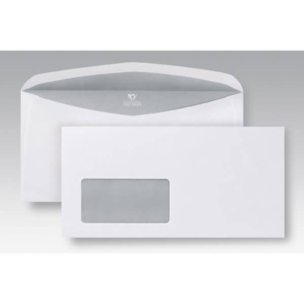 Briefumschlag 02539147 235x125mm mit Fenster weiß 1000 Stück