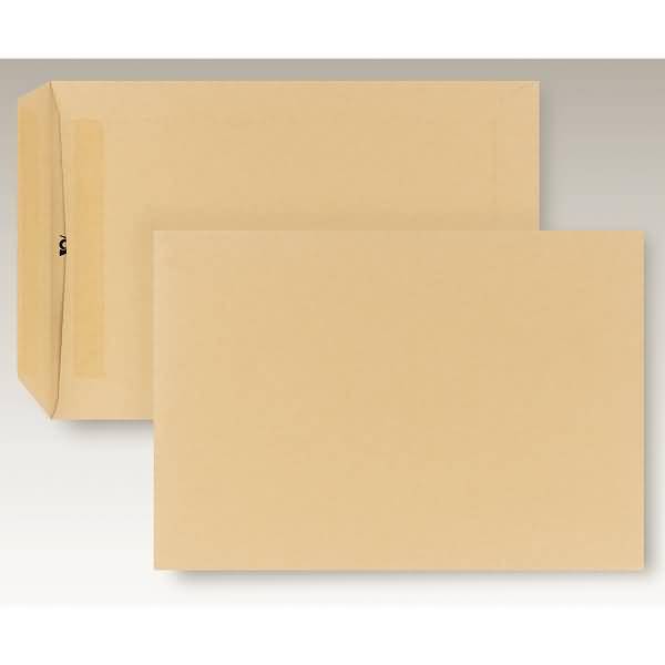 Versandtasche 04240336 C5 ohne Fenster selbstklebend braun 500 Stück