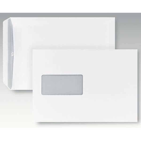 Versandtasche 05240321 C5 mit Fenster selbstklebend weiß 500 Stück