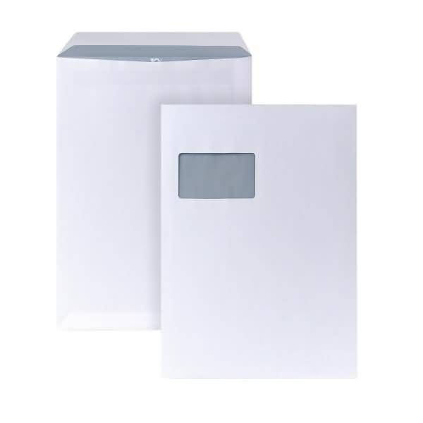 Versandtasche 05270477 C4 mit Fenster selbstklebend 90g weiß 250 Stück