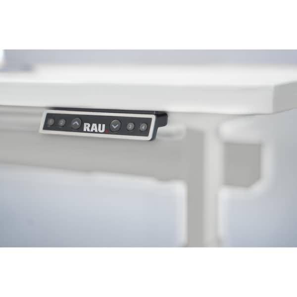 Schreibtisch adlatus 100 1250x800x650-1300 M-Platte lichtgrau