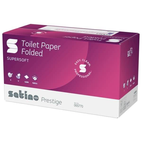 Toilettenpapier Prestige 065770 gefaltet 30x200 Blatt