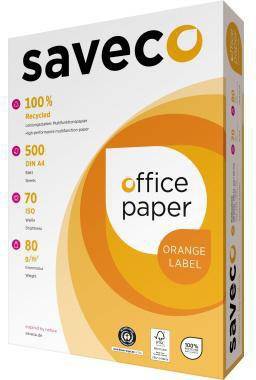 Saveco Kopierpapier Orange Label 100000003 A4 80g ISO 70 500Bl.