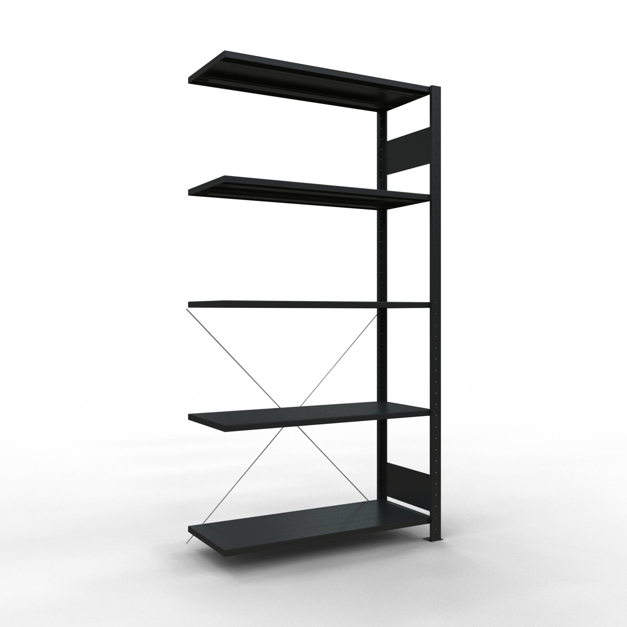 SCHULTE Regal MULTIplus150 32645-S 200x100x40cm sw