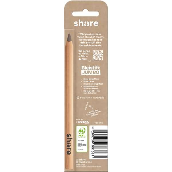 Bleistift Jumbo 4-0008-1 B