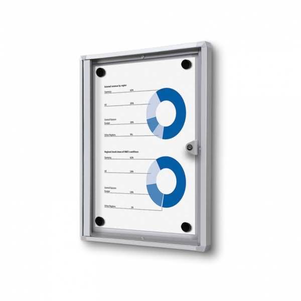 Schaukasten Economy 1xA4 silber