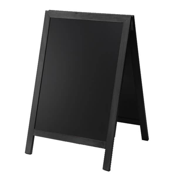Kundenstopper Natura 55x85cm schwarz