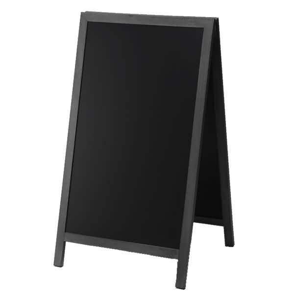 Kundenstopper Natura 68x120cm schwarz